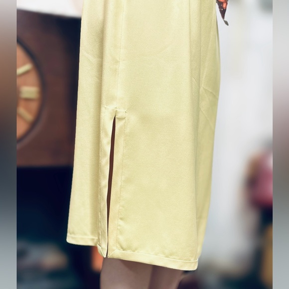 Valentino Boutique Vintage Skirt Double Sided Slit - Picture 3 of 7